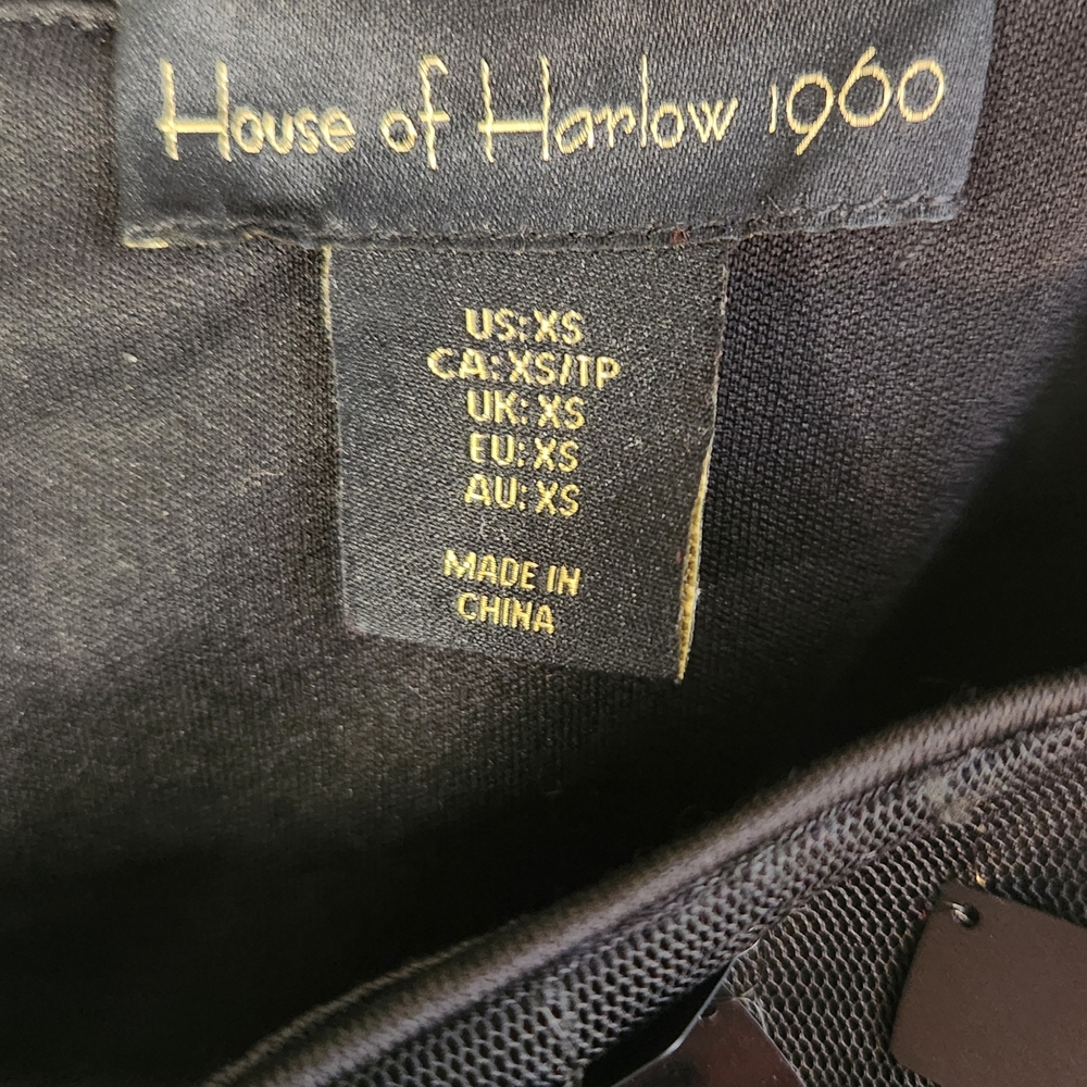House of Harlow 1960 Black Sequin Skirt Set - Picture 8 of 9